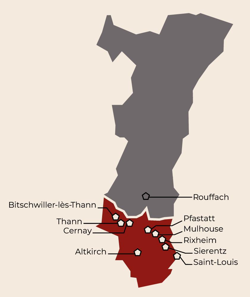 carte alsace